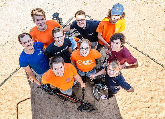Die ADFC-Arbeitsgruppe Junge Menschen.