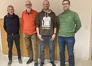 Abbildung von den vier Personen des neu gewählten Teams in Troisdorf