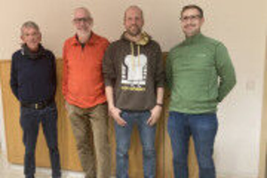 Abbildung von den vier Personen des neu gewählten Teams in Troisdorf