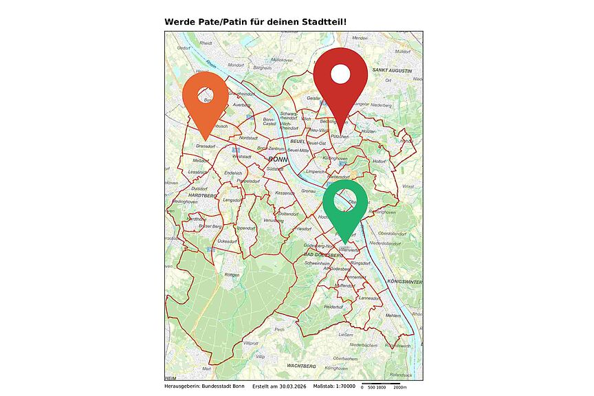 Werbebild für Staftteilpate/Stadtteilpatin